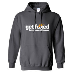 Charcoal Grey Hoodie – GetFoxed