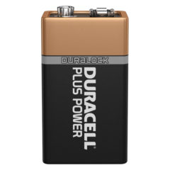 Duracell Plus Power 9V PP3 6LR61 Battery | 1 Pack
